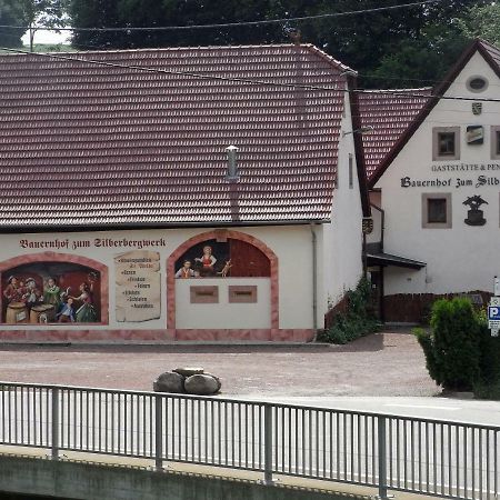 Restaurant & Pension "Bauernhof Zum Silberbergwerk" Limabach - Oberfrohna Eksteriør billede